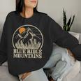 Blue Ridge Mountains Vintage Vintage Hiking Camping Women Sweatshirt Gifts for Her