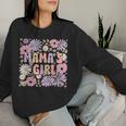 Blumenmädchen Mama Lustiger Muttertag Für Mamaon Mädchen Sweatshirt Frauen Geschenke für Sie