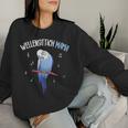 Budgie Mum Blue Bird Owner Sweatshirt Frauen Geschenke für Sie