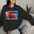 Busy Doing Mom Stuff Busy-Mom Bubble Tea Women Sweatshirt Gifts for Her