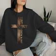 I Can't But I Know A Guy Jesus Cross Christian Believer Women Sweatshirt Gifts for Her