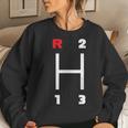 Car Gear Shifter Pattern Manual Transmission 3 Speed Women Sweatshirt Gifts for Her