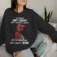 Chicken With Bandana If Mama Ain't Happy Ain't Nobody Happy Women Sweatshirt Gifts for Her