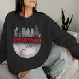 Cincinnati Vintage Style Of Baseball Women Sweatshirt Gifts for Her