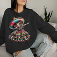 Cinco De Mayo Mexican Dabbing Woman Cinco De Mayo Women Sweatshirt Gifts for Her