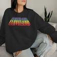 Cleveland City Gay Pride Rainbow Word Women Sweatshirt Gifts for Her