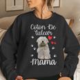 Coton De Tulear Mom Cute Puppy Dog Lovers Women Sweatshirt Gifts for Her