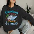 Countdown Is Over It's Cruise Time Cruise Ship Women Sweatshirt Gifts for Her