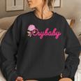 Crybaby Rose Cry Baby Kawaii Hipster Soft Girl Slogan Pink Women Sweatshirt Gifts for Her