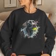 Cute Black Lab Black Labrador Retriever Puppy Dog Mom Animal Women Sweatshirt Gifts for Her