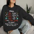Cute Dog Mom Happy From Dog Women Sweatshirt Gifts for Her