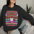 Cute Serape Western Country Cowgirl Texas Rodeo Girls Women Sweatshirt Gifts for Her