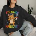 Dabbing Cat 5Th Grade Graduation Class 2020 Boys Girls Women Sweatshirt Gifts for Her