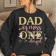 Dad Of Little Miss Onederful Birthday 1St Family Matching Women Sweatshirt Gifts for Her