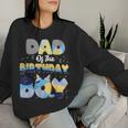 Dad And Mom Birthday Boy Dog Family Matching Women Sweatshirt Gifts for Her