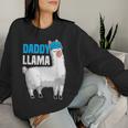 Daddy Llama Bester Papa Aller Zeiten Dada Father's Day Sweatshirt Frauen Geschenke für Sie