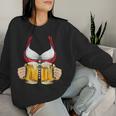 Dirndl Costume Oktoberfest Fraulein Beer Sweatshirt Frauen Geschenke für Sie