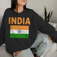Drapeau Inde India Flag Drapeau Indien Homme Women Sweatshirt Cadeaux pour elle