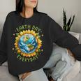Earth Day Everyday Sunflower Environment Recycle Earth Day Women Sweatshirt Gifts for Her