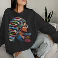Education Is Freedom Black Teacher Books Black History Month Women Sweatshirt Gifts for Her