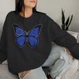 European Union Butterfly Pride European Union Flag Eu Women Sweatshirt Gifts for Her