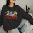 Excalibur Las Vegas Hotel Casino Retro Vintage Women Sweatshirt Gifts for Her