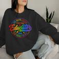 Exceptional Educator Squad Special Education Teacher Autism Women Sweatshirt Gifts for Her