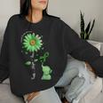 Faith Hope Love Sunflower Elephant Mental Health Awareness Women Sweatshirt Gifts for Her