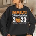 Family Thanksgiving 2023 Fall Turkey Family Group Matching Women Sweatshirt Gifts for Her