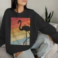 Flamingo Retro Style Women Sweatshirt Gifts for Her