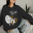 Adult Humor Jokes Who Came First Chicken Or Egg Women Sweatshirt Gifts for Her