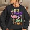 Carnival Party Idea Flamingo Mardi Gras Women Sweatshirt Gifts for Her