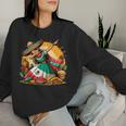 Dabbing Mexican Poncho Sombrero Cinco De Mayo Girl Boy Women Sweatshirt Gifts for Her