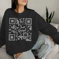 Fuc K You Q R Code Outfit Matching Women Women Sweatshirt Gifts for Her