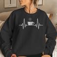 Heartbeat Coffee Coffee Cup Frequency Women Sweatshirt Gifts for Her