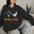 Mama DuckMom Of 1 Duckling Mom Life Women Sweatshirt Gifts for Her