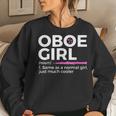 Oboe Girl Definition Oboe Women Sweatshirt Gifts for Her