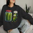 Pickle Surprise Of Sliced Pickles Pickle Women Women Sweatshirt Gifts for Her