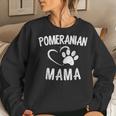 Pomeranian Mama Pet Lover Apparel Dog Pom Mom Women Sweatshirt Gifts for Her