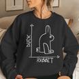 Science Nerd Duck Rabbit Physics Math Geek Women Sweatshirt Gifts for Her
