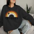 Gay Bear Ohio Rainbow Pride Vintage Distressed Women Sweatshirt Gifts for Her