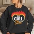 This Girl Is On Fire Heart Emancipation Power Women Sweatshirt Gifts for Her