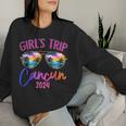 Girls Trip Cancun Mexico 2024 Sunglasses Summer Girlfriend Women Sweatshirt Gifts for Her