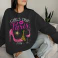 Girls Trip Paris 2024 Vacation Birthday Squad Women Sweatshirt Gifts for Her