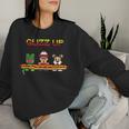 Glizz Up Hot Dog Cute Vintage Retro For Women Women Sweatshirt Gifts for Her