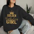 Golden Birthday Girls Birthday Party Decorations Bday Cool Women Sweatshirt Gifts for Her