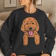 Goldendoodle Pocket Cute Dog Pet Lover Owner Women Women Sweatshirt Gifts for Her