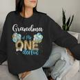 Grandma Of Mr Onederful 1St Birthday First One-Derful Women Sweatshirt Gifts for Her