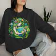 Green Goddess Earth Day Save Our Planet Girl Kid Women Sweatshirt Gifts for Her