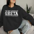 Greta Personal Name Girl Greta Women Sweatshirt Gifts for Her